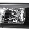 Spec-D Tuning 87-93 Ford Mustang 1 Piece Crystal Housing Headlight Black 2LCLH-MST87JM-RS - alternate 2